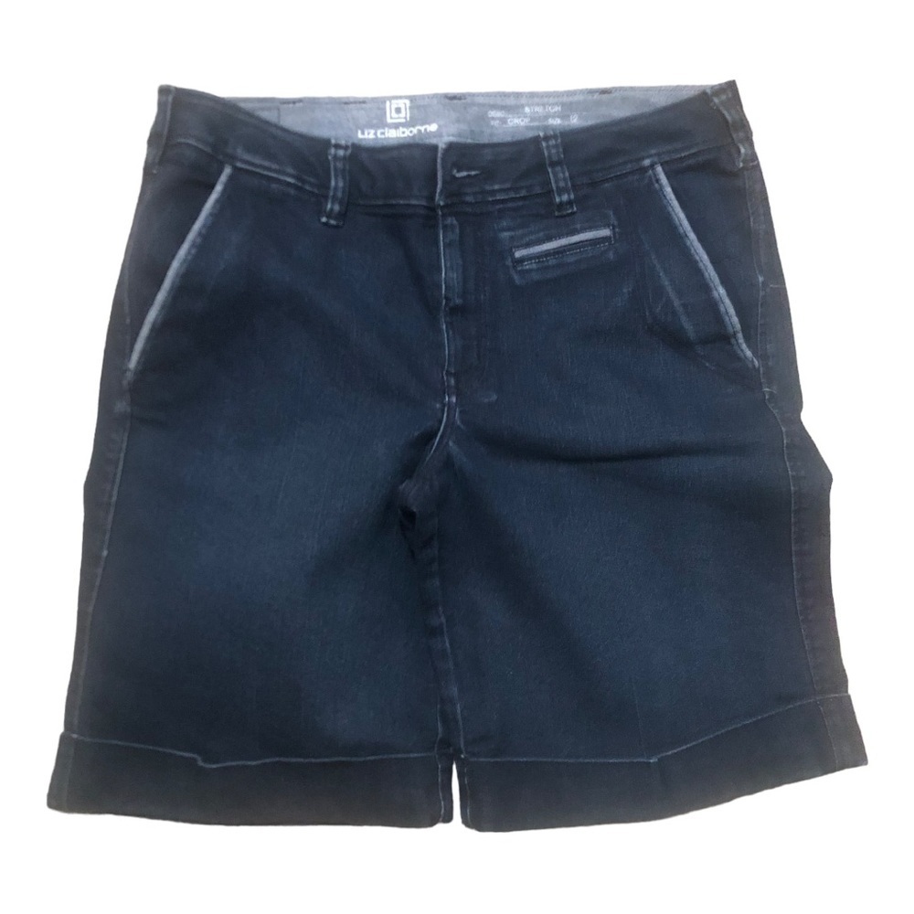 - Women’s Liz Claiborne Bleu Denim Short Size 12